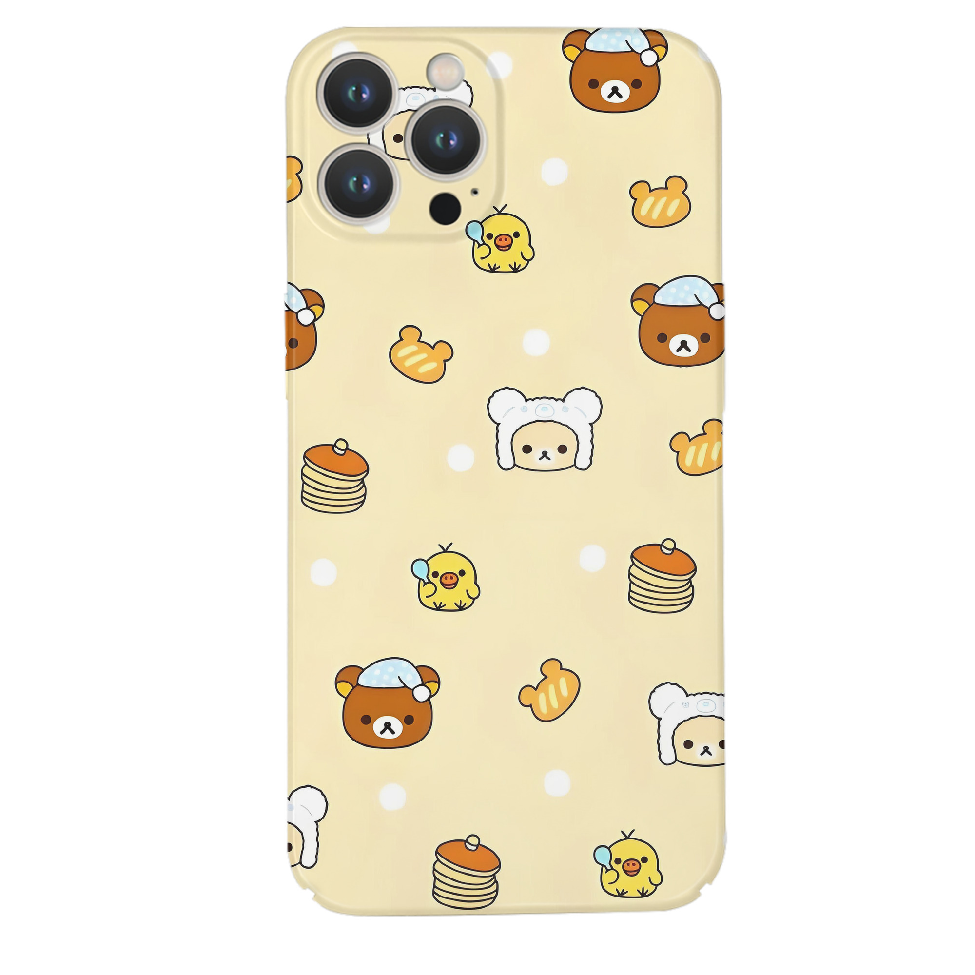 （画像用） リラックマ リラックマ キイロイトリ Rilakkuma Korilakkuma Kiiroitori 【iPhone 14シリーズ対応】ハードケース